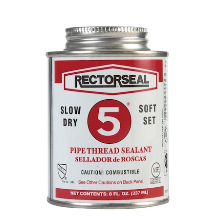 Rectorseal RectorSeal Soft Try 5  Soft Set Yellow Pipe Thread Sealant 8 oz 25551